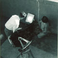 Astronomy observatory on roof of Physics Building, The University of Iowa, 1930s