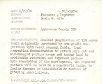 Seedbed preparation for improved pasture land, 1970