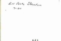 Bill Portz structure, 1980