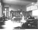 Geology Laboratory, north room in Old Science Hall, The University of Iowa, 1900s