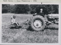 Tree planting on the Earl Durey farm.