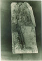 Piece of wood beam removed during reconstruction of Old Capitol, The University of Iowa, 1920s