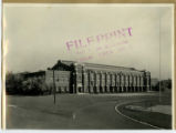 State Gymnasium from the track on the southwest side, 1932