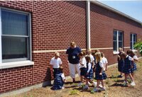  Notre Dame Elementary School Students and Butterfly Garden