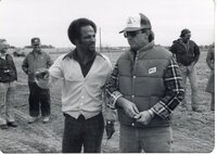 William Baugh talks to men on tour