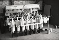 Disking machinery on display