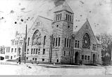 Central Methodist Church, built in 1896, Oskaloosa, Iowa; Mahaska County