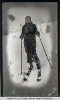 Woman in snowsuit