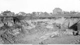 Clay pit of Mason City Brick and Tile Company, Mason City, Iowa, late 1890s or early 1900s