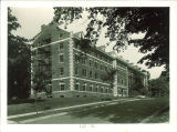 South face of Currier Hall, The University of Iowa, 1940s