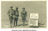 Student Army Training Corps (S.A.T.C.) gas squad, Mecca Day, The University of Iowa, 1919