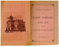 Albion Seminary 1891 Annual Catalogue