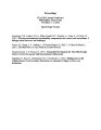 ITAA Proceedings 2011 Special Topic Sessions