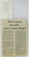 Water Erosion Danger