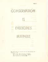 Conservation is everyone's business