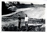 Construction of Edward Rubel wildlife pond, 1963
