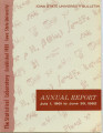 Statistical Laboratory Annual Report, July 1, 1961 to June 30, 1962