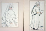 Sister Alacia, St. Mary's Hosptial; Sister Pietra
