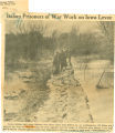 Italian prisoners of war work on Iowa levee