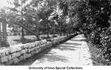 Iowa River walk, Iowa City, Iowa, 1930s