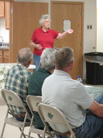 2010 Benita Grooms and Tonya Lanz talk about 2008 Oakville flood on  a State Soil Conservation Committee tour.