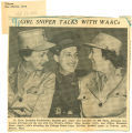 Girl sniper talks with WAACs