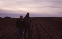 Zone Till in a Farm Field.