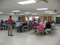 2010 Benita Grooms and Tonya Lanz talk about 2008 Oakville flood on  a State Soil Conservation Committee tour.