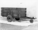 John Deere farm freight trailer, 1955
