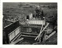 Installation of weir notch on Kubic farmland 