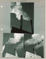 Smoke stacks in the sky, The University of Iowa, January 20, 1951