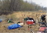 1999 Flint Creek Work day on Richard Olson's property