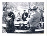 Outdoor workshop with Dr. Moorman, 1972
