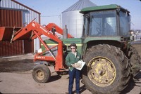 No-till corn field tour.