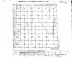 Iowa land survey map of t086n, r018w