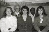 1988 Lisa Neidermayer, Dorothy Davis, Kathy Baughman, Terry Cosby, and Sally Mehaffy 