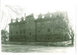 North face of Isolation Hospital facing Jefferson Street, The University of Iowa, 1917