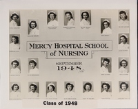 1901 - 1998 Nursing school class photos by year