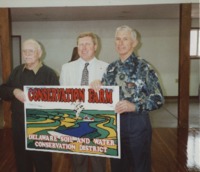 Conservation Farm Awards given to Keith Krasue and Jerome Wulfekuhle.