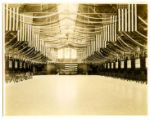 State Gymnasium decorated for a military ball, 1915