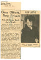 Once officer, now private