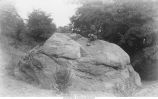 Granite boulder, 24x21x10 feet, Union Township, Iowa, June 20, 1924