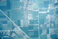 Unidentified aerial views of Des Moines County farmland