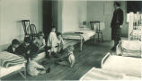 Small children in a dormitory, The University of Iowa, 1920s
