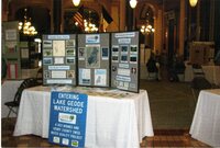 2012 Lake Geode Watershed display at state capitol