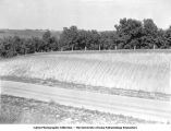Panorama of Kansan section of Peorian loess on Kansan gumbotil shown in Neg. 7441, Oregon Township, Iowa, August 1933