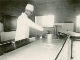 Making cottage cheese, 1930