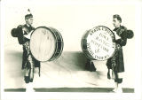 Scottish Highlander drummers, The University of Iowa, 1930s