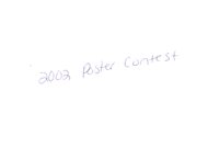 Poster contest winners, 2002