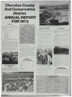 Cherokee County Soil Conservation District Annual Report - 1973